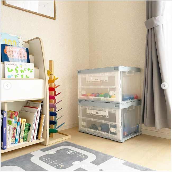 アメリカンアイデア/手持ち収納箱/整理ボックス/家庭用衣類収納革ケース/スーツケース/出品対象1件、2サイズ選択可能 D-21 大型の収納ボックスをおしゃれに使いこなそう！インスタで話題の活用